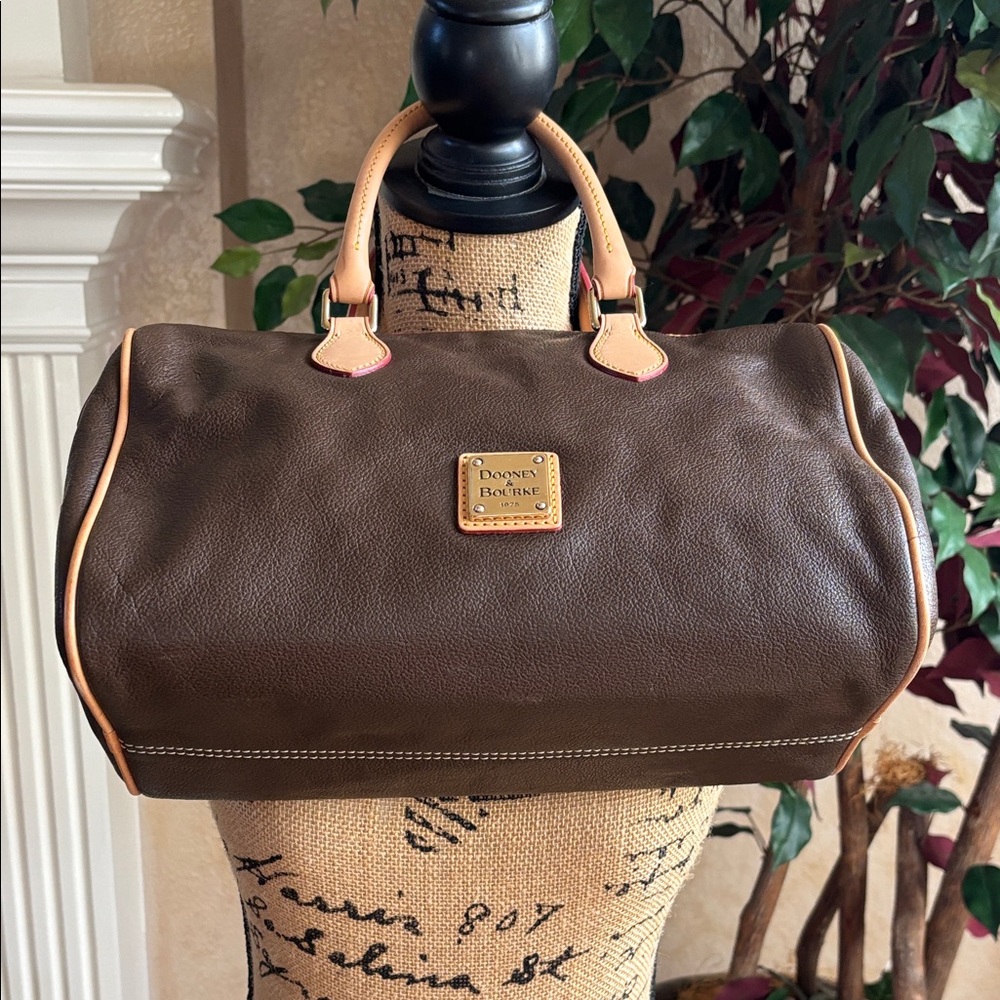 Dooney & Bourke Brown Leather Satchel